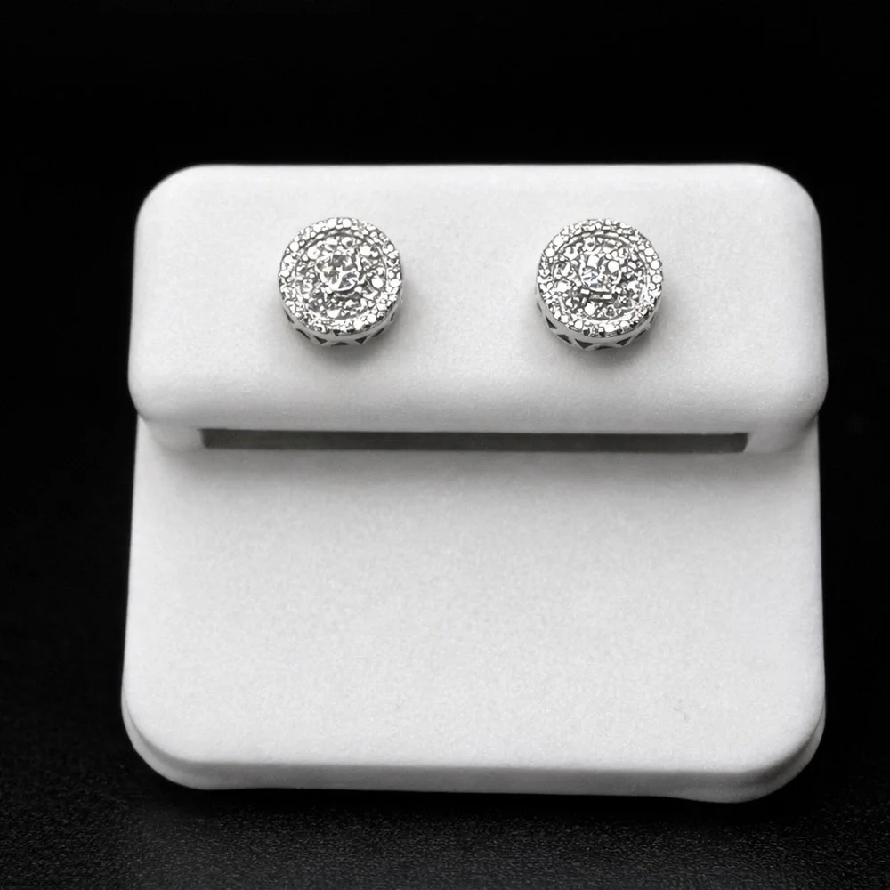 Moissanite 925 Sterling Silver Stud Earrings